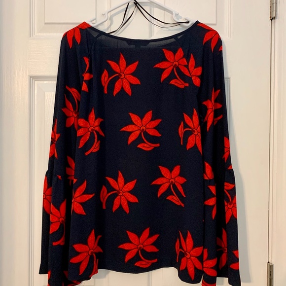 Banana Republic sheer blouse, sz small - Picture 4 of 6